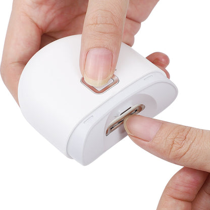 Elektrische Nagelknipper met LED-licht en Polijstmachine