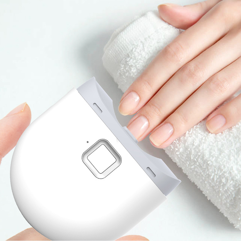 Elektrische Nagelknipper met LED-licht en Polijstmachine