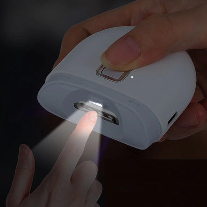 Elektrische Nagelknipper met LED-licht en Polijstmachine