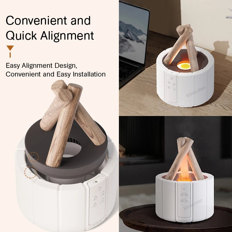 Aroma Diffuser met Vlam-simulatie