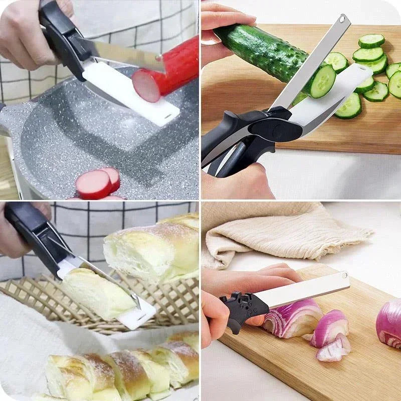 Handige Keukenschaar met Snijplankje