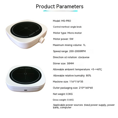 Compacte Magnetische Roerder voor Laboratoriumgebruik